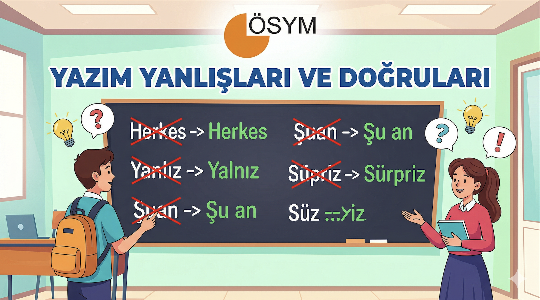 ÖSYM YAZIM YANLIŞLARI